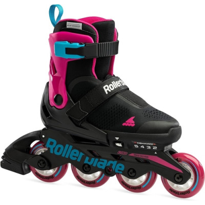 Ролики для девочки Rollerblade Microblade Free Black/Pink