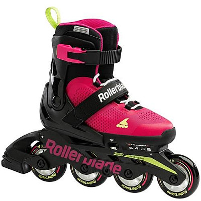 Ролики для девочки Rollerblade Microblade G Pink Light Green Ролики для девочки Rollerblade Microblade G Pink Light Green