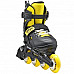 Детские фрискейт ролики Rollerblade Fury Black Yellow - фото 1