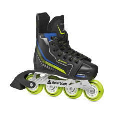 Хоккейные ролики Rollerblade Dynamo Black Lime Blue Хоккейные ролики Rollerblade Dynamo Black Lime Blue