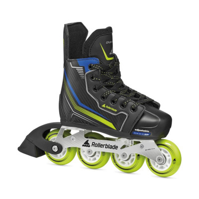 Хоккейные ролики Rollerblade Dynamo Black Lime Blue