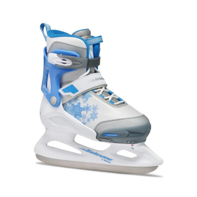Ледовые коньки Rollerblade Bladerunner Micro Ice G White Blue Ледовые коньки Rollerblade Bladerunner Micro Ice G White Blue